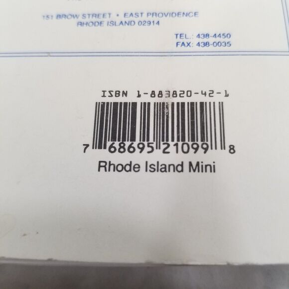 Rhode Island street and address finder guide book softcover bound map book - Picture 3 of 9